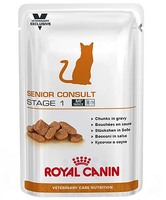 Роял канин влажный корм Senior Consult Stage CAT пауч 100 g(1257)