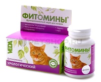 Фитомины урологические д/кошек 100таб