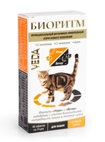 БИОРИТМ д/кошек Кролик 48таб