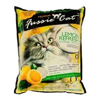Комкующийся наполнитель Fussie Cat с ароматом лимона, 10 л