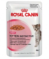 Роял Канин влажный корм KITTEN INSTINCTIVE пауч 85 g кусочки мяса в соусе (8943/8745)