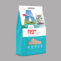 Соевый наполнитель Alpen Cat Тофу 6л в гранулах Зелёный чай
