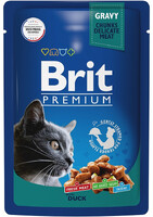 Brit Premium Влажный корм для кошек с Уткой в соусе (85 г) 8908