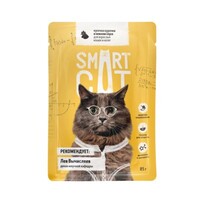 Smart Cat влажный 85г корм для взрослых кошек и котят: кусочки курочки в нежном соусе