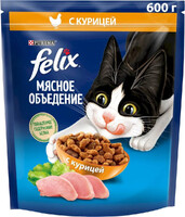 Felix Сухой корм для кошек Мясное объедение с Курицей (600 г) 3969