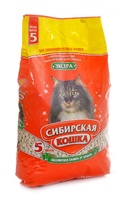 Впитвывающий наполнитель Сибирская кошка Экстра, 5л