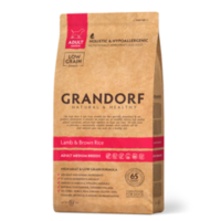 Сухой корм GRANDORF Medium Adult 1 кг для собак средних пород ягнёнок с бурым рисом 5011