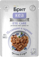 Brit Care Влажный корм для кошек «Здоровье глаз» с Телятиной и Черникой в соусе (85 г, пауч)2257