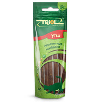 Триол (TRIOL) аппетитные колбаски из утки для кошек, 40 гр. 