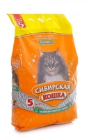 Впитвывающий наполнитель Сибирская кошка Бюджет, 5л