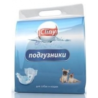 Cliny Подгузники для животных от 15 до 30кг XL (уп 7шт)