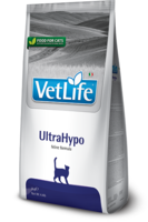 Vet Life Cat сухой корм2 кг UltraHypo для кошек при острой пищевой аллергии (2523)