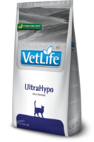 Vet Life Cat сухой корм 400гр UltraHypo для кошек при острой пищевой аллергии (2561)
