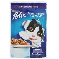 Felix Аппетитные кусочки с ягненком в желе, 85 гр.
