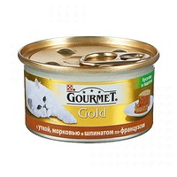 Gourmet Gold паштет с уткой, морковью и шпинатом по-французски 85 г 8778
