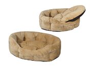 Лежанка "PUMA" овальная 50*40*16 сер