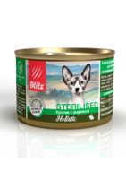 Блиц Holistic влажный корм 200г для стерилизованных кошек суфле Кролик Индейка (1860)