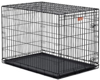MidWest iCrate клетка для собак,размер 107*71*76см, дверь черная