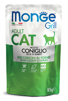 Влажный корм MONGE CAT GRILL 85г для кошек Кролик (3611)