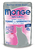 Влажный корм MONGE CAT NATURAL 80г для кошек Тунец, Креветки в желе пауч (6903)