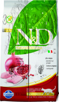 Корм N&D для стерилизованных кошек и котов Курица-Гранат 0,3 кг беззерновой (0450)