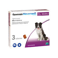 Фронтлайн нексгард – таблетки жевательные для собак весом от 10 до 25 кг 68 мг против блох и клещей (3 таб)