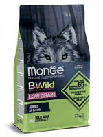 Monge сухой корм 2,5кг BWILD Adult для взрослых собак всех пор мясо Кабана низкозерновой (1990)