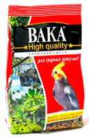 Вака High Quality корм для средних попугаев, 500 гр. (4641)